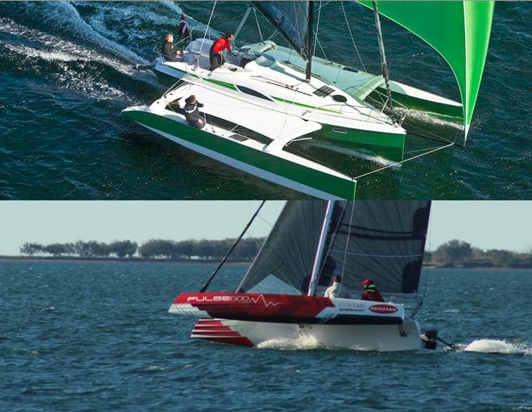 corsair vs dragonfly trimarans