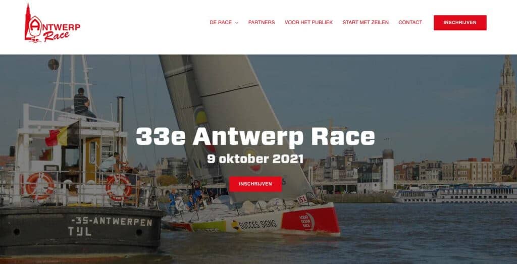 Nieuwe site Antwerp Race