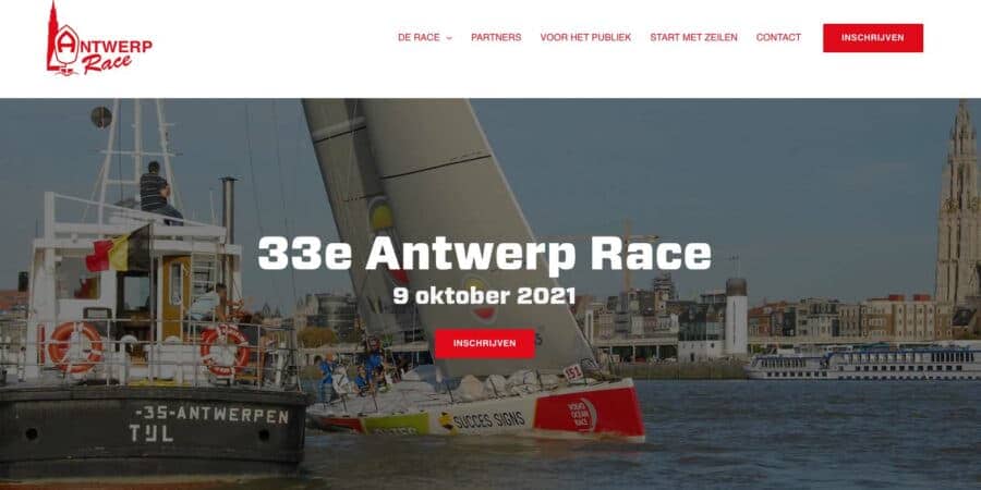 Nieuwe site Antwerp Race