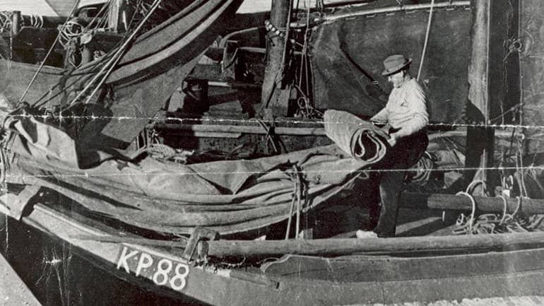 Eeuwenlang Werd Er Vanuit Kampen Met Botters Op De Zuiderzee Gevist Foto Stichting Tot Behoud Van Kamper Botters