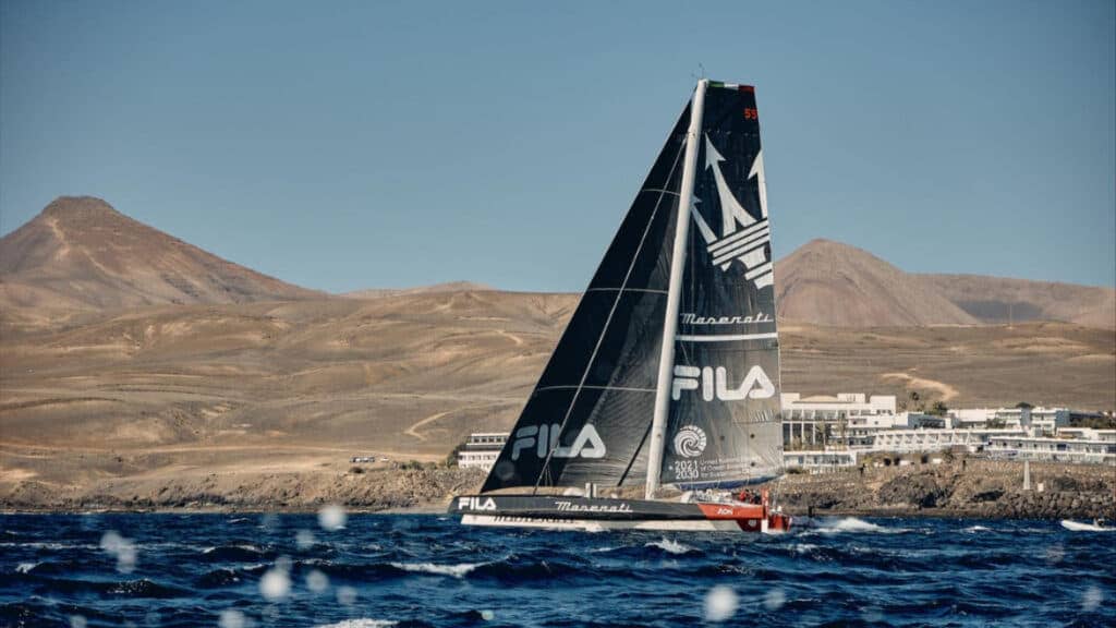 Maserati Multi70 Komt Als Eerste Over De Finish In De RORC Transatlantic Race