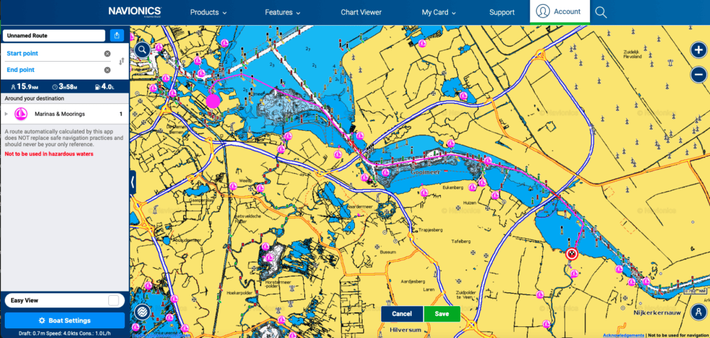 Navionics webapp