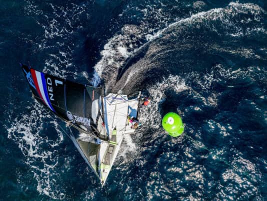 Geen podium voor Team Allianz op Olympische Week Hyères