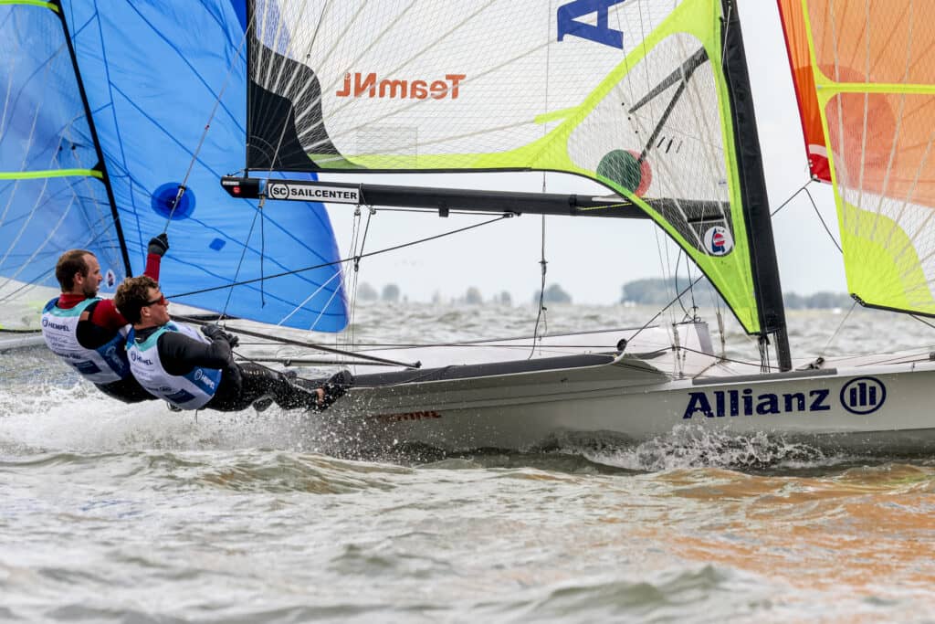 49er duo Van Vugt en Houtman gebruiken Kieler Woche ter voorbereiding op EK