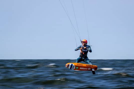 Het WK olympisch kitefoilen, niet wat Team Allianz ervan had verwacht