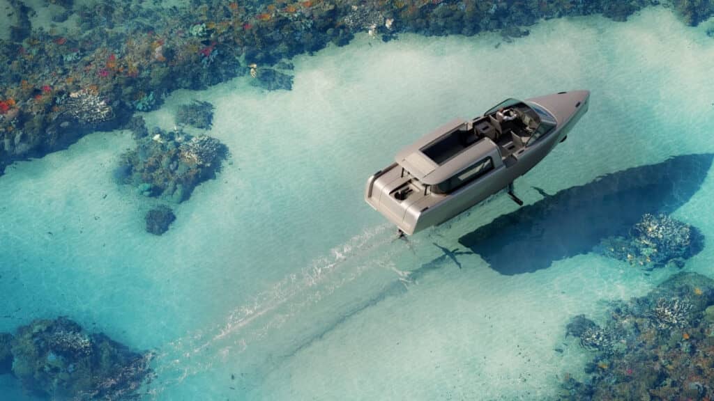 Koraalriffen Sterven Door Geluidsoverlast. Deze Zeewaardige Elektrische Draagvleugelboot Kan De Oplossing Zijn