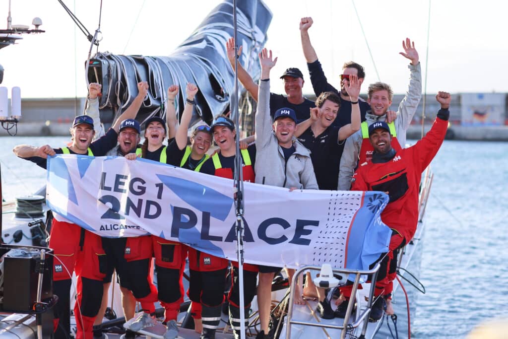 Nederlandse Team JAJO tweede in eerste etappe The Ocean Race VO65 Sprint Cup