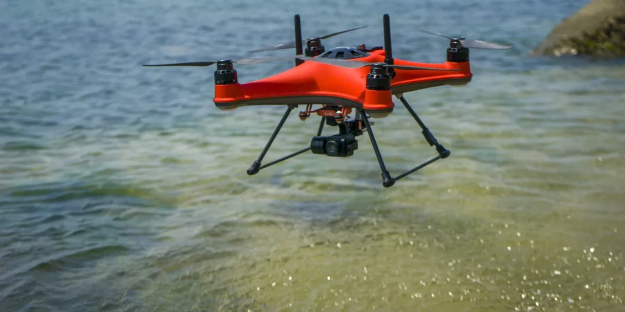 Floating drone water