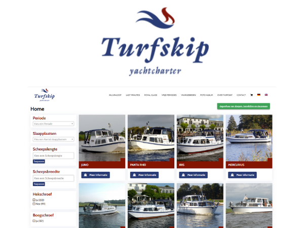 Turfskip Yachtcharter – Bootverhuur Overijssel